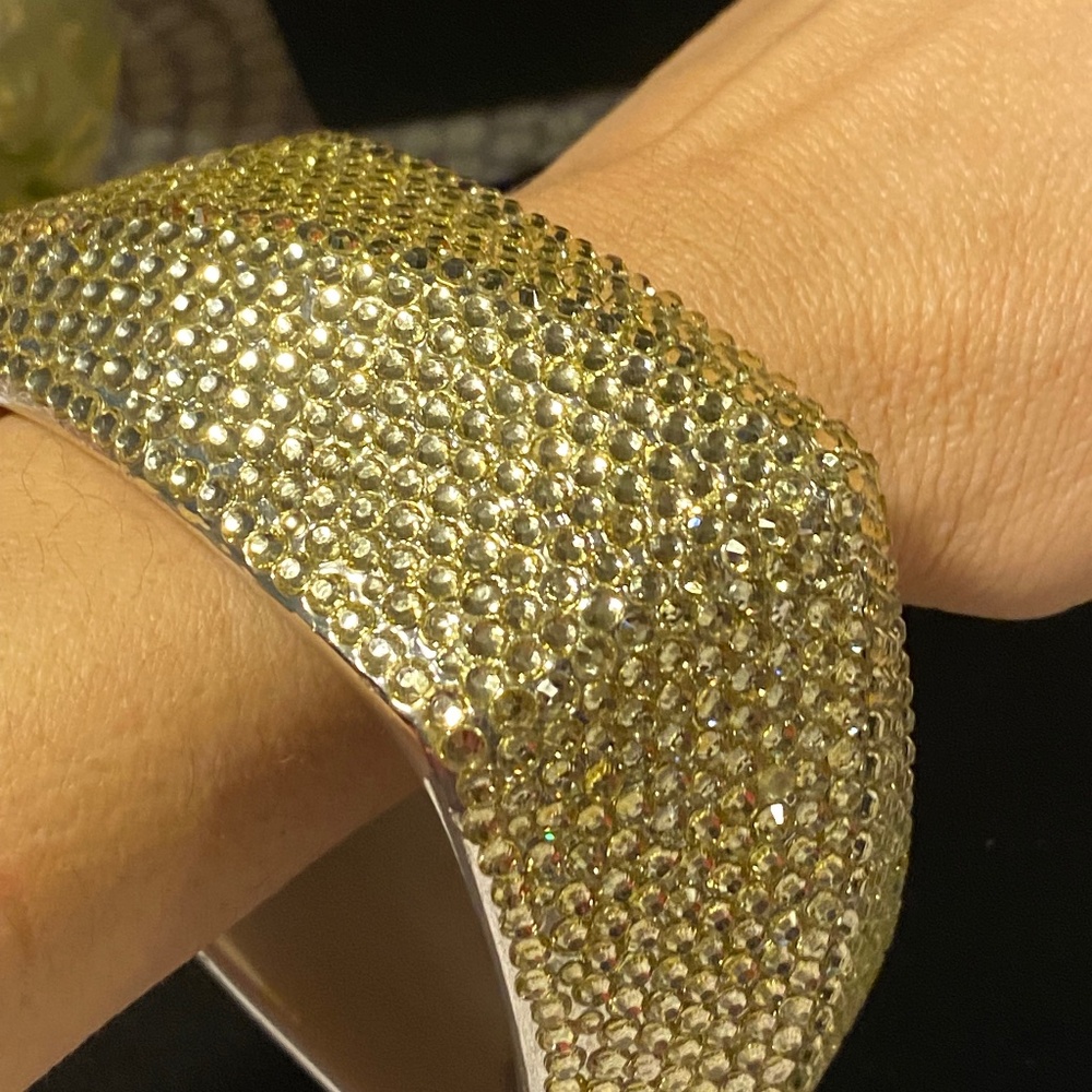 Gold Chunky Bangle Bracelet